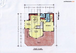 Desain Rumah 4 - First Floor