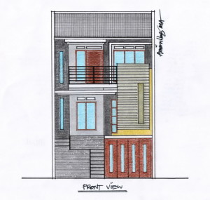 Desain Depan Rumah Minimalis on Gambar 3     Tampak Depan Rumah Type 90  Klik Pada Gambar Untuk