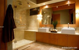 Gambar Desain Interior Kamar Mandi on Gambar Desain Interior Kamar Mandi Modern Yang Dilengkapai Bathroom