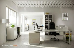 desain interior dan furniture ruang kerja - view 1
