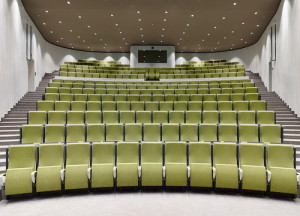 Auditorium AZ Groeninge Kortrijk by Dehullu Architecten - Dennis