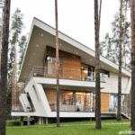Rumah Elegan Yang Terdapat Di Dalam Hutan Dekat Moskow