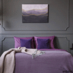 Dekorasi Kamar Tidur Berwarna Lavender Yang Menginspirasi